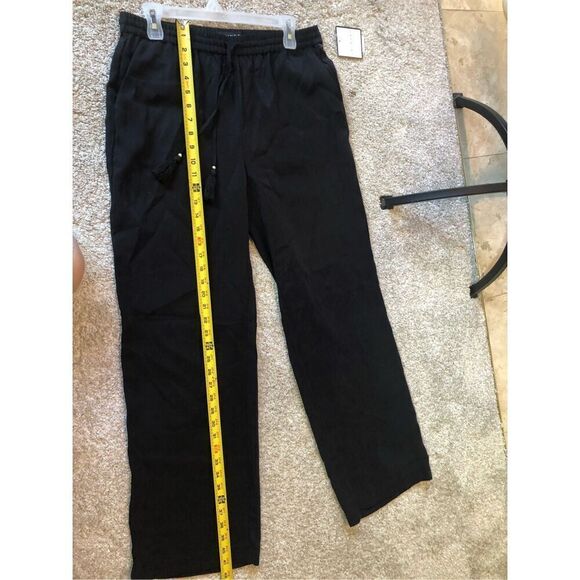 Laundry by Shelli Segal Los Angeles Women’s Black Straight Comfy Pants Size M NW - Picture 7 of 8